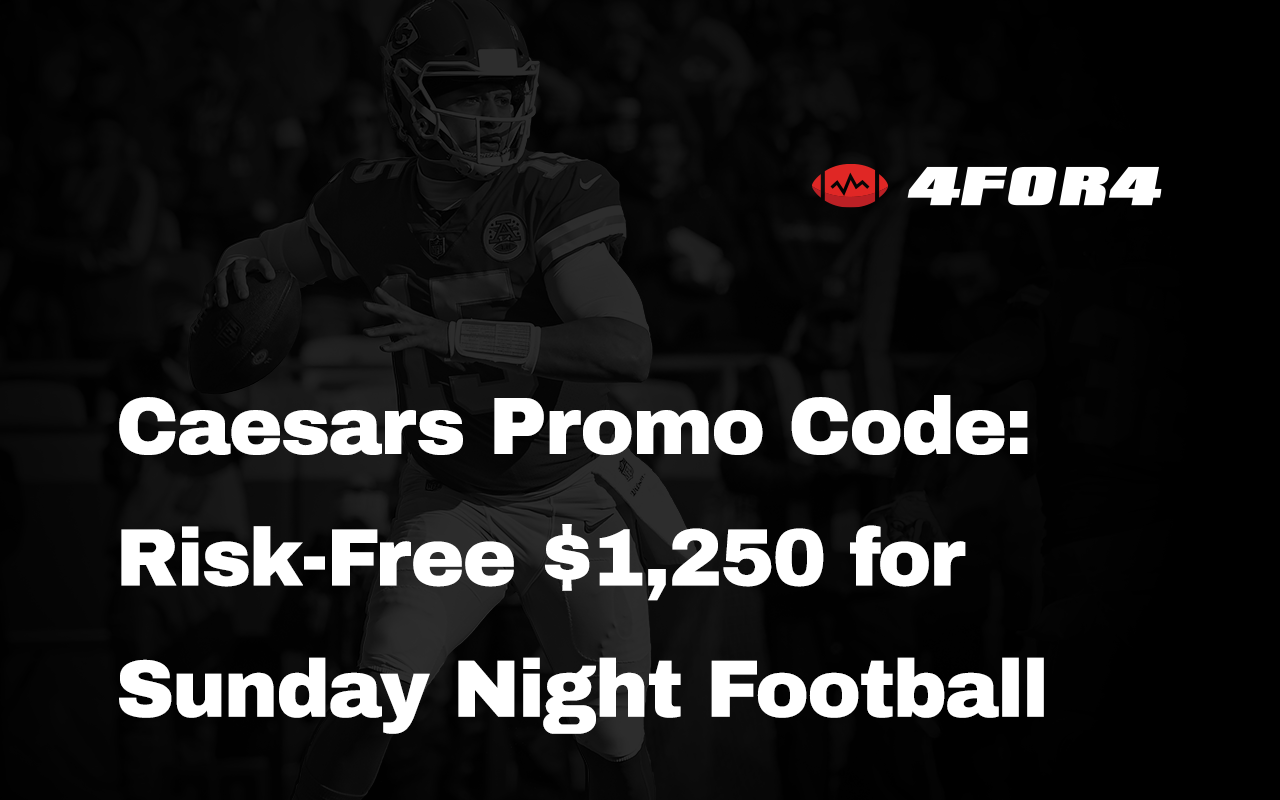 Caesars promo code for NFL and college football: $1,250 first bet