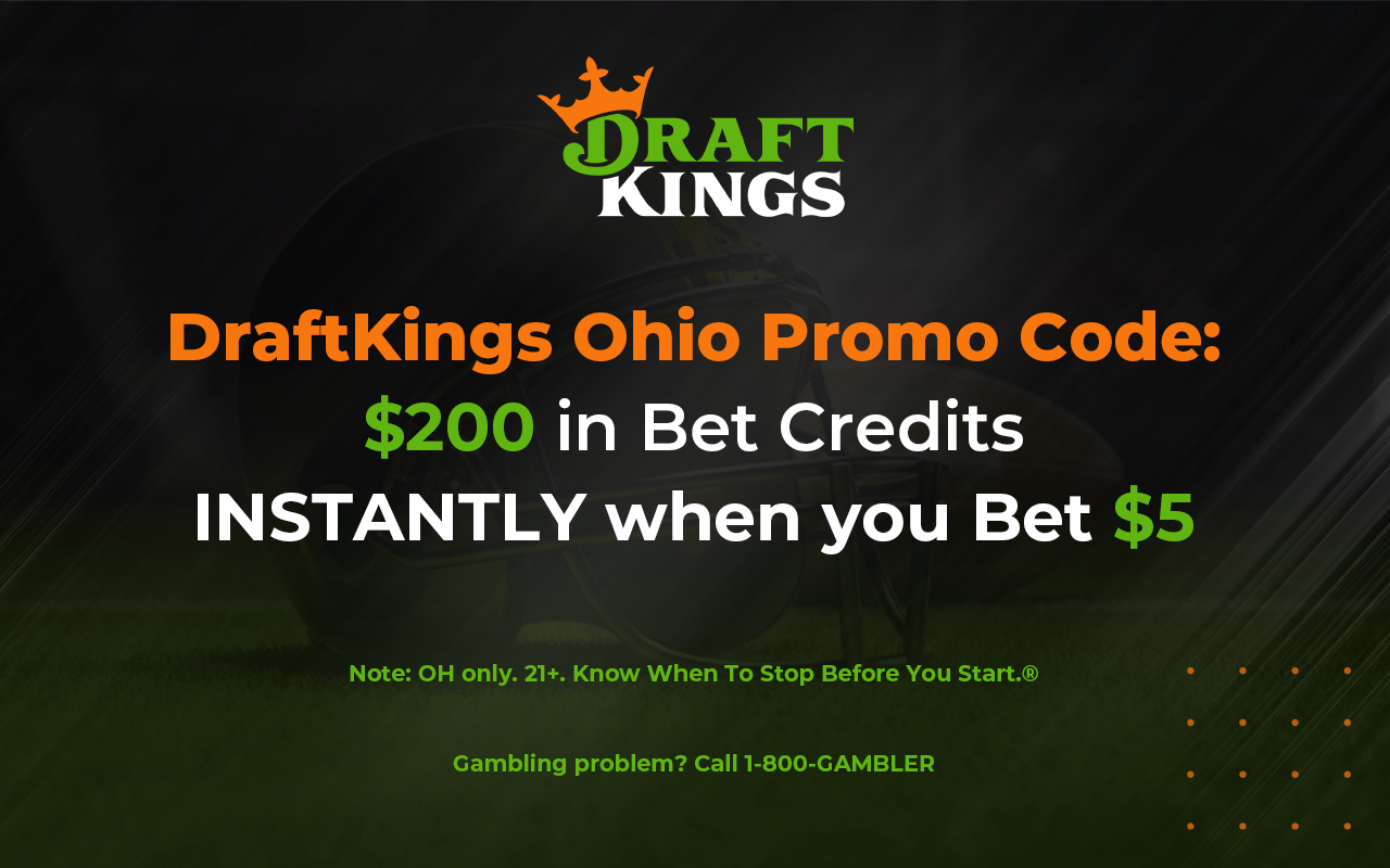 DraftKings promo code: Claim Browns-Bengals bet $5, get $200 bonus