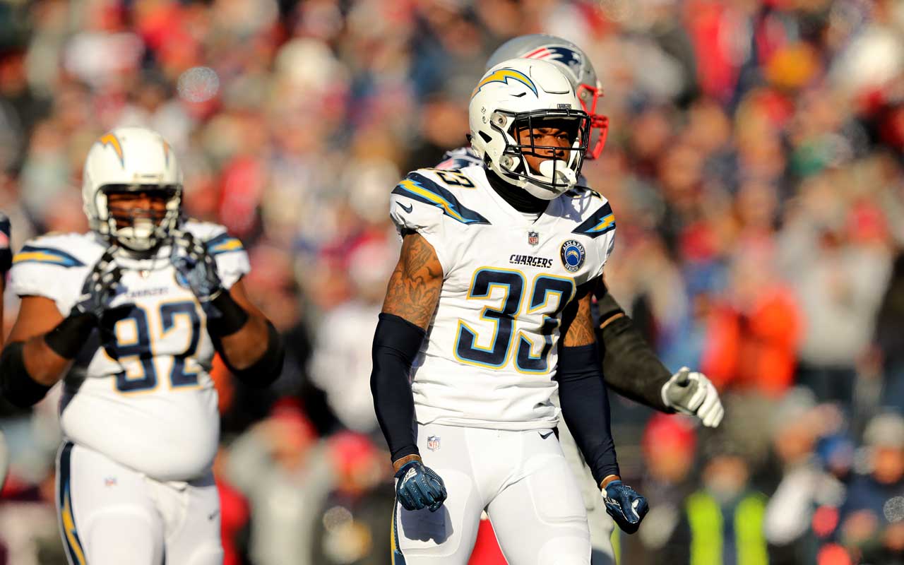 Derwin James Jr 3 Los Angeles Chargers football player glitch