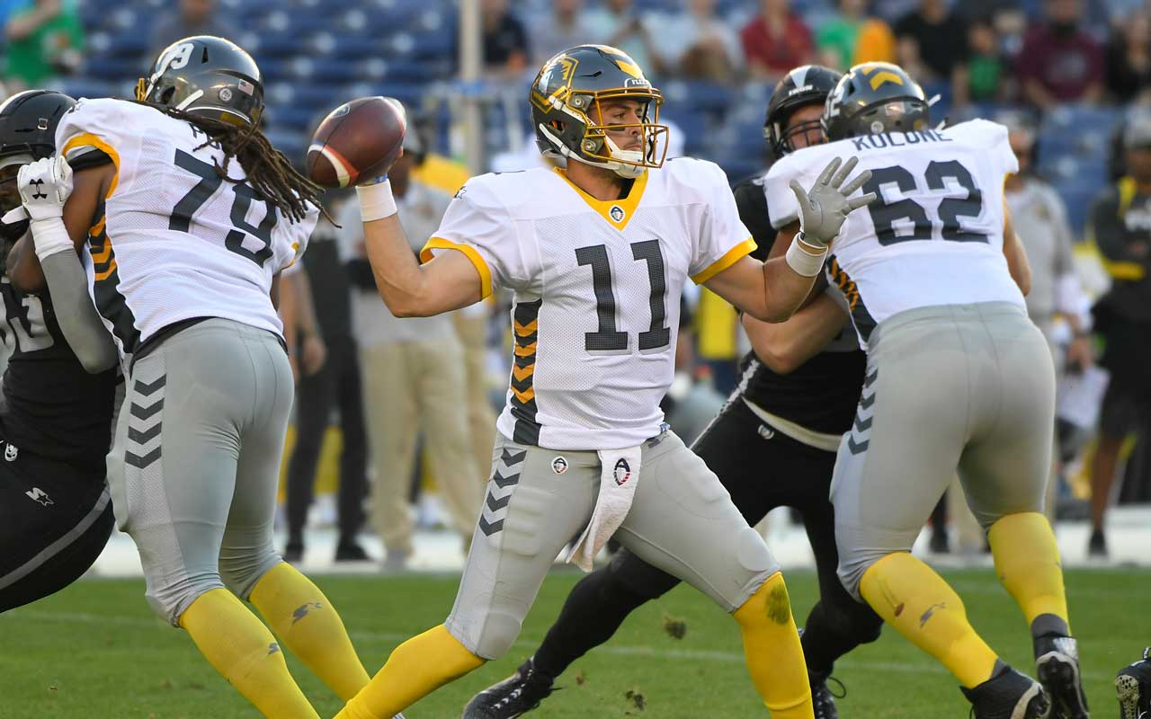 Arizona Hotshots wide receiver Rashad Ross (15) in the first half during an AAF  football game