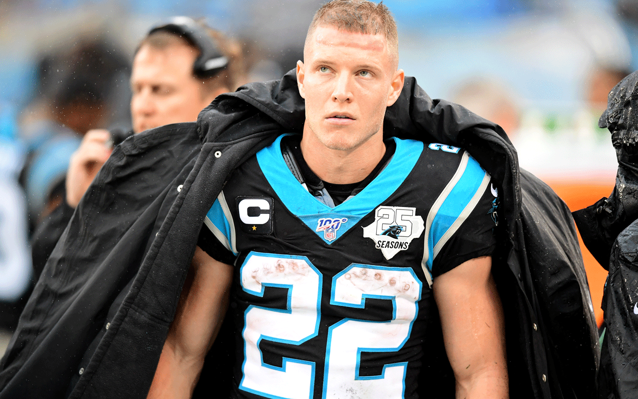 Carolina Panthers running back Christian McCaffrey to miss the remainder of  the season