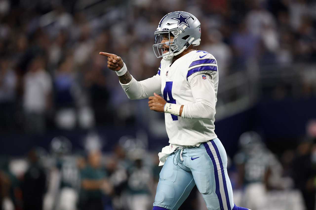 Eagles vs Cowboys Fantasy Football Worksheet, Week 16