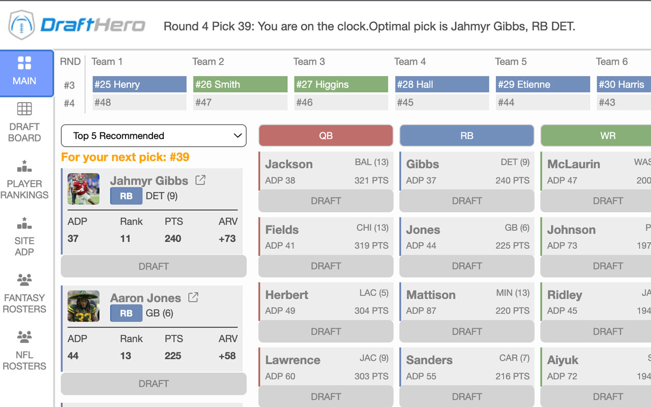 How to set a draft order on the NFL fantasy app