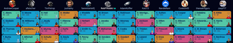 Fantasy Football Mock Draft: 12-Team, Half-PPR (2022)