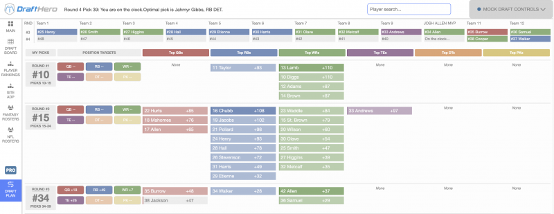 Draft Hero Live Sync for Fantasy Football